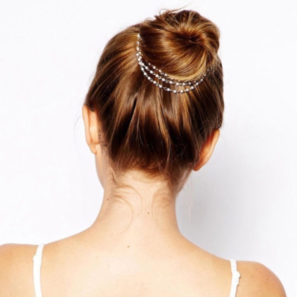 Pearl Strands Bobby Pin Hair Updo Accessory Clips - Picture 5 of 8